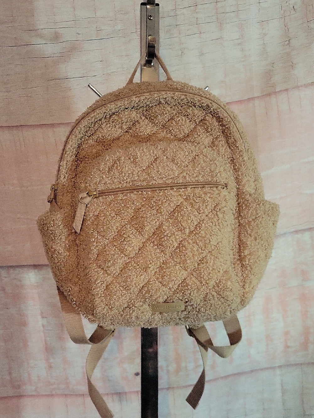 Vera Bradley Tan Teddy Mini Backpack